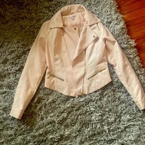 Light pink, light weight jacket
